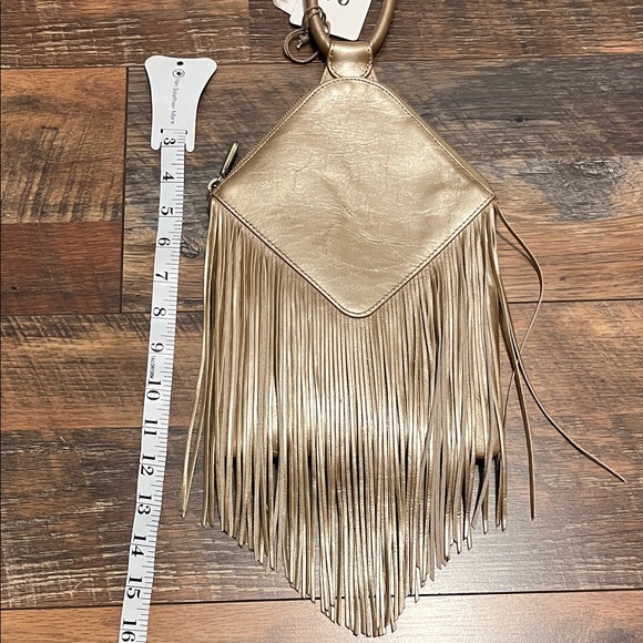 HOBO Metallic Gold Fringe Clutch - Picture 5 of 6